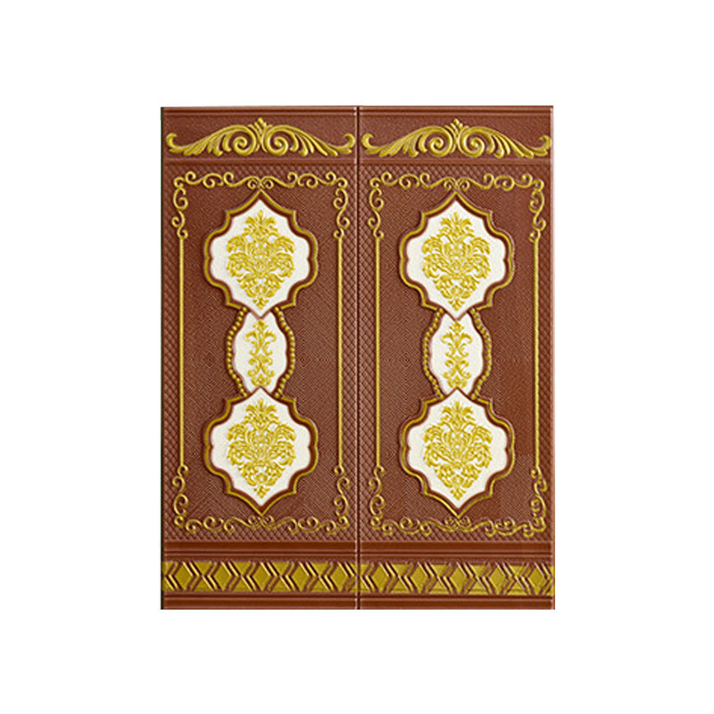 Lisslune | 3D embossed wall panel Glam style waterproof wall panel for the living room