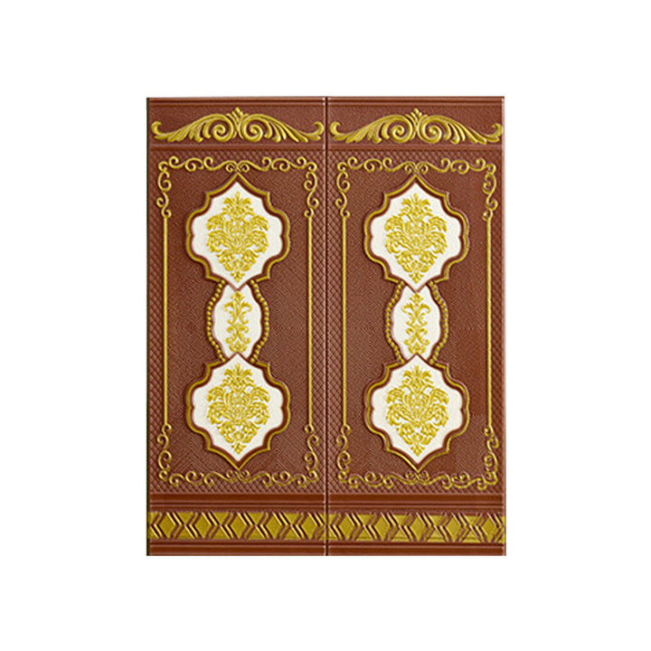 Lisslune | 3D embossed wall panel Glam style waterproof wall panel for the living room