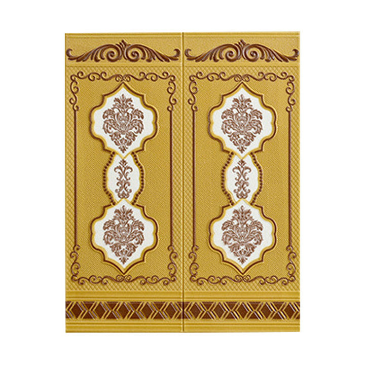 Lisslune | 3D embossed wall panel Glam style waterproof wall panel for the living room