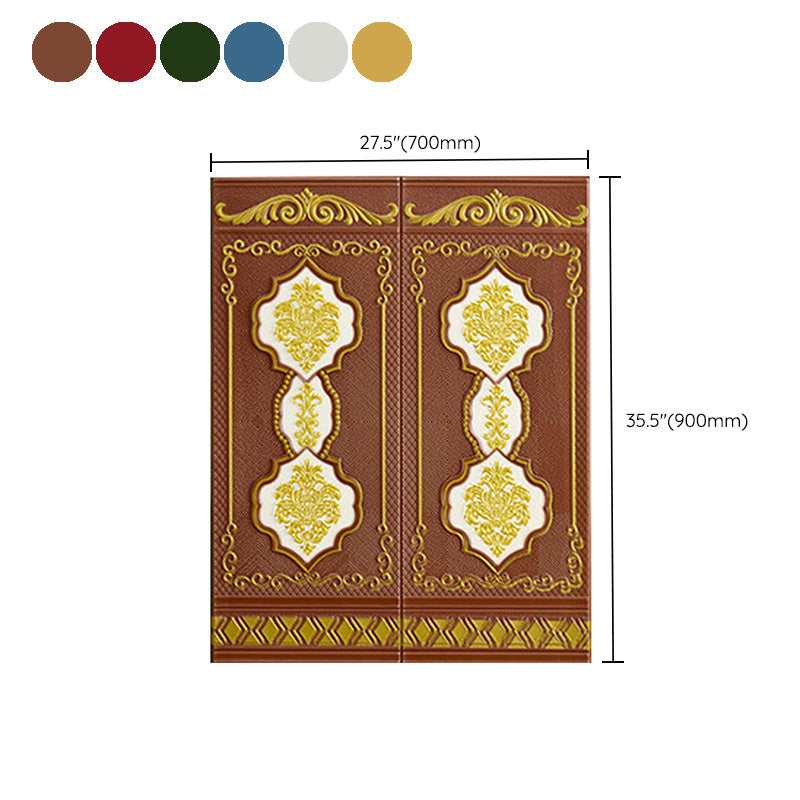 Lisslune | 3D embossed wall panel Glam style waterproof wall panel for the living room