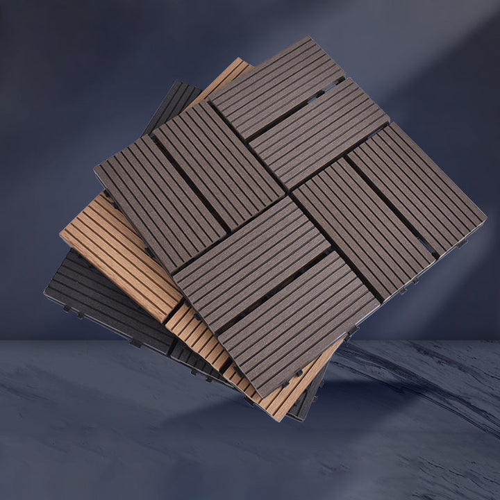 Lisslune | Modern plastic wood laminate deck outdoors, mold-resistant laminate