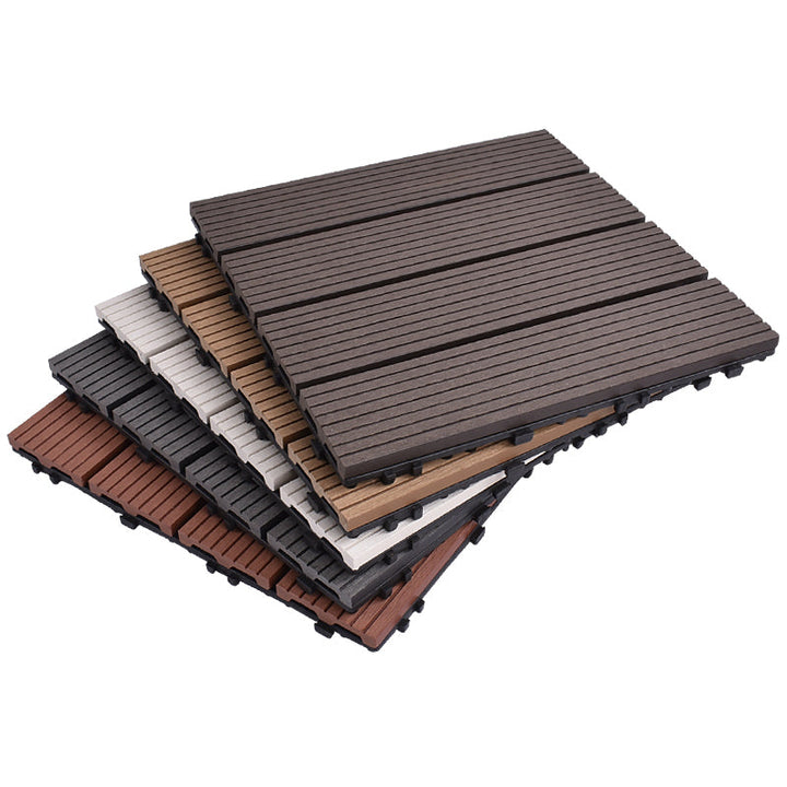 Lisslune | Modern plastic wood laminate deck outdoors, mold-resistant laminate