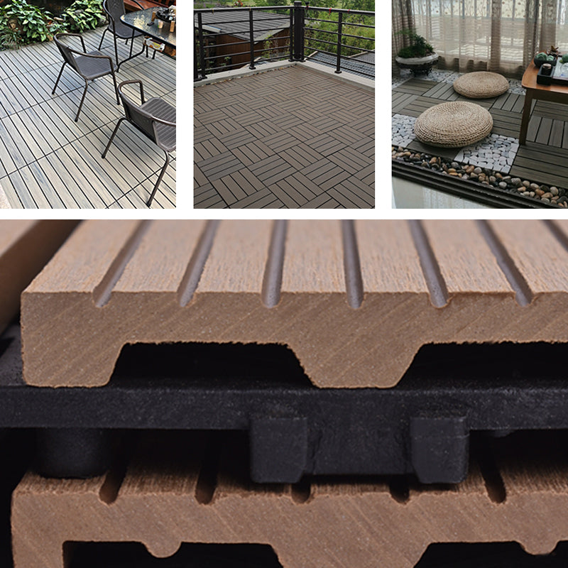 Lisslune | Modern plastic wood laminate deck outdoors, mold-resistant laminate