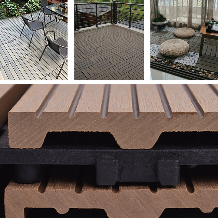 Lisslune | Modern plastic wood laminate deck outdoors, mold-resistant laminate
