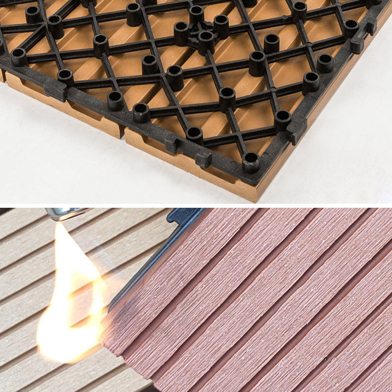 Lisslune | Modern plastic wood laminate deck outdoors, mold-resistant laminate