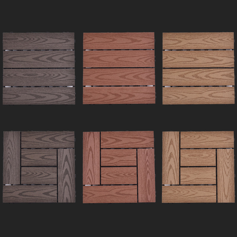 Lisslune | Modern plastic wood laminate deck outdoors, mold-resistant laminate