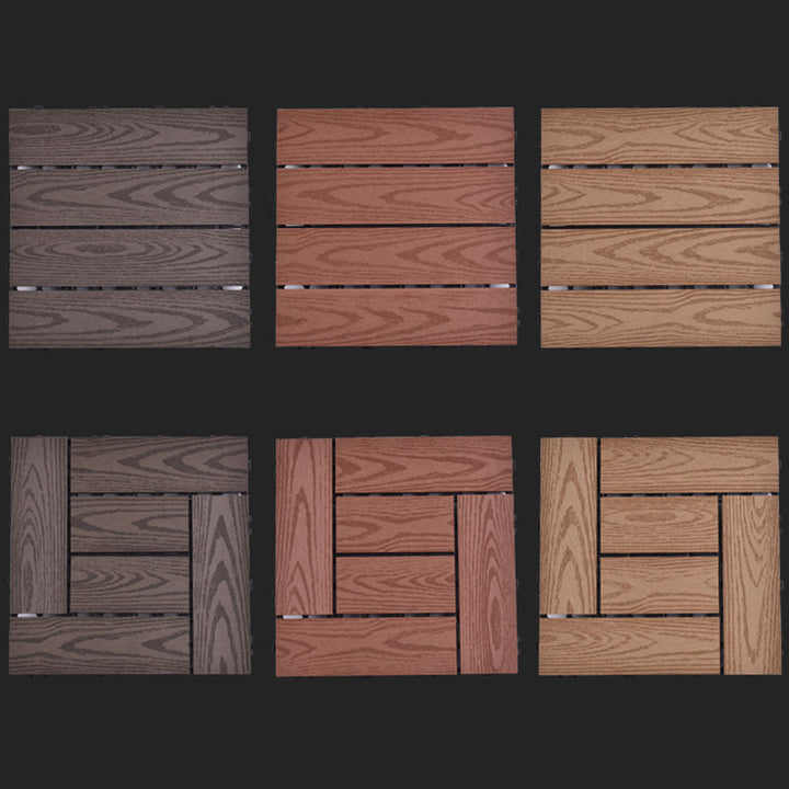 Lisslune | Modern plastic wood laminate deck outdoors, mold-resistant laminate