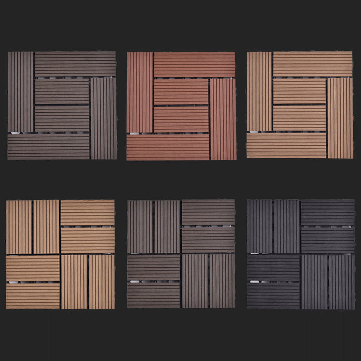 Lisslune | Modern plastic wood laminate deck outdoors, mold-resistant laminate
