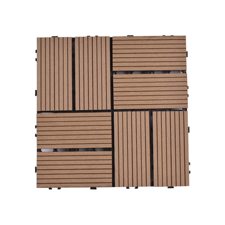 Lisslune | Modern plastic wood laminate deck outdoors, mold-resistant laminate
