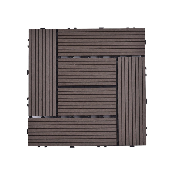 Lisslune | Modern plastic wood laminate deck outdoors, mold-resistant laminate