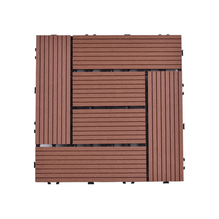 Lisslune | Modern plastic wood laminate deck outdoors, mold-resistant laminate
