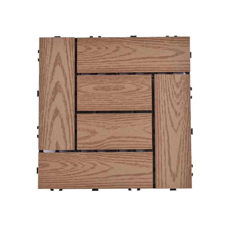 Lisslune | Modern plastic wood laminate deck outdoors, mold-resistant laminate