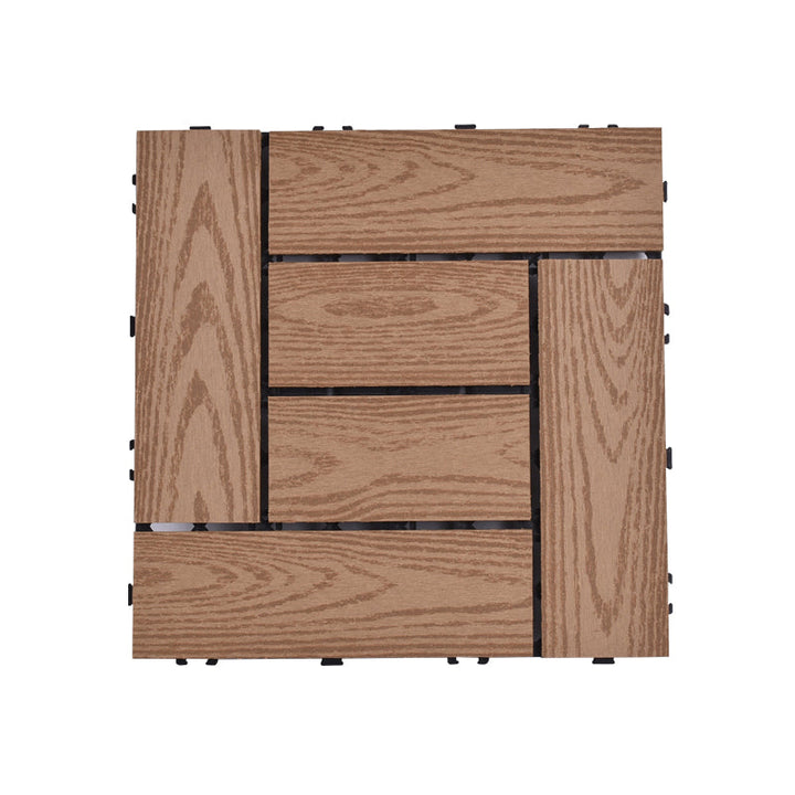 Lisslune | Modern plastic wood laminate deck outdoors, mold-resistant laminate