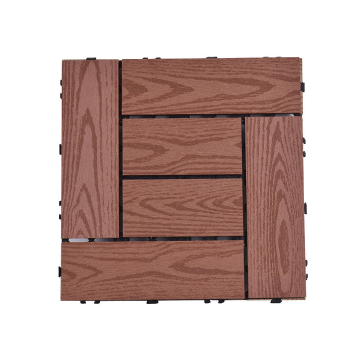 Lisslune | Modern plastic wood laminate deck outdoors, mold-resistant laminate