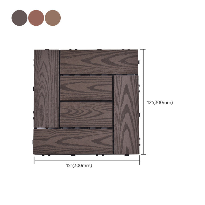 Lisslune | Modern plastic wood laminate deck outdoors, mold-resistant laminate