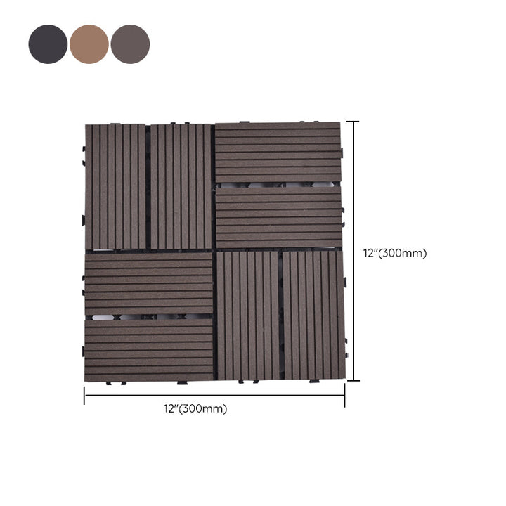 Lisslune | Modern plastic wood laminate deck outdoors, mold-resistant laminate