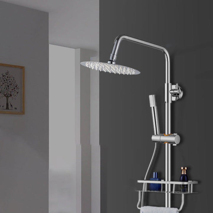 Lisslune | Modern Shower Head Combination Double Shower Head Stainless Steel Wall Mounted Shower Head