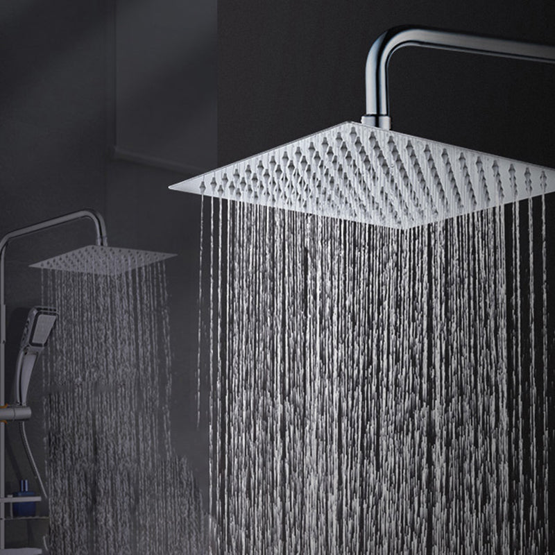 Lisslune | Modern Shower Head Combination Double Shower Head Stainless Steel Wall Mounted Shower Head