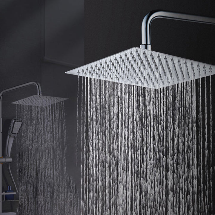 Lisslune | Modern Shower Head Combination Double Shower Head Stainless Steel Wall Mounted Shower Head