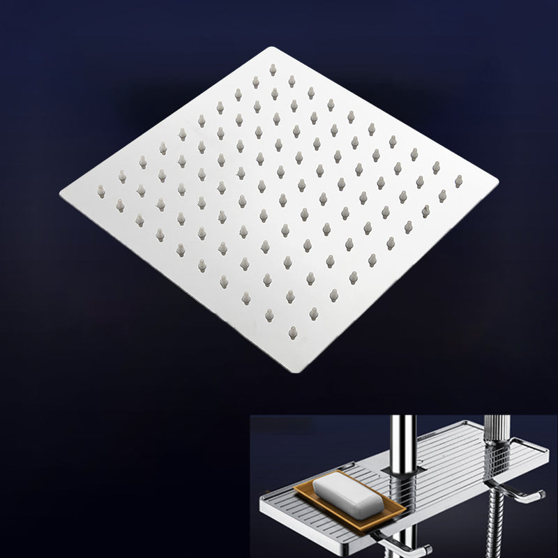 Lisslune | Modern Shower Head Combination Double Shower Head Stainless Steel Wall Mounted Shower Head