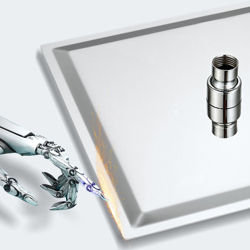 Lisslune | Modern Shower Head Combination Double Shower Head Stainless Steel Wall Mounted Shower Head