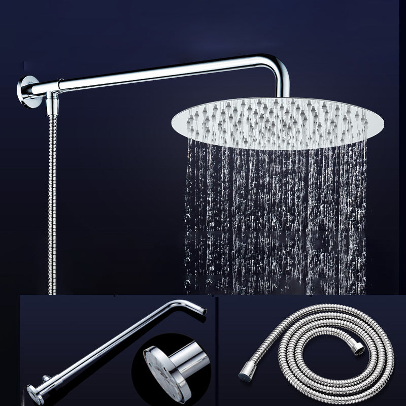 Lisslune | Modern Shower Head Combination Double Shower Head Stainless Steel Wall Mounted Shower Head