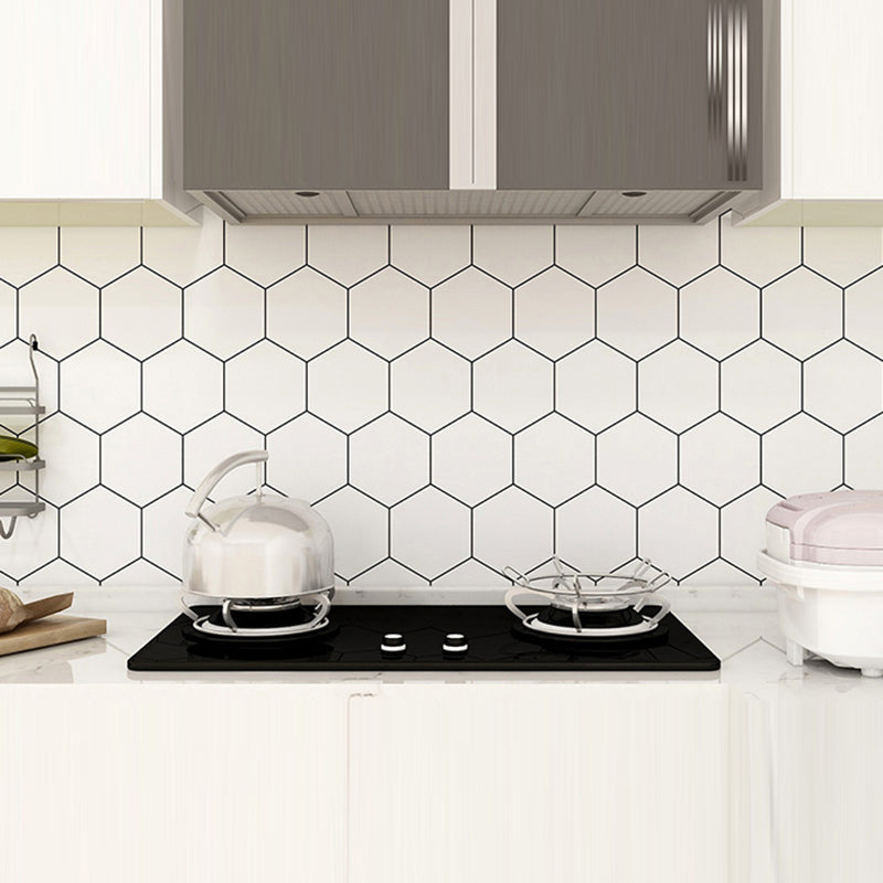 Lisslune | Modern Backsplash Tile Smooth Peel-and-Stick Wall Tile for the Kitchen