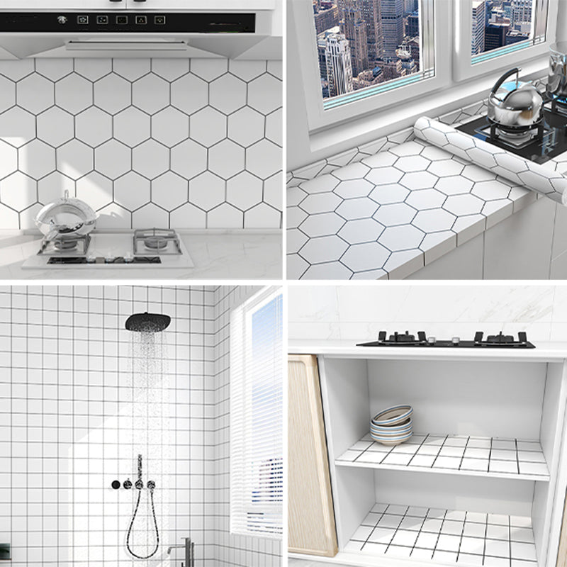 Lisslune | Modern Backsplash Tile Smooth Peel-and-Stick Wall Tile for the Kitchen