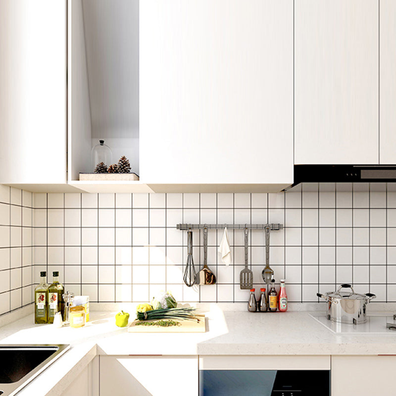 Lisslune | Modern Backsplash Tile Smooth Peel-and-Stick Wall Tile for the Kitchen