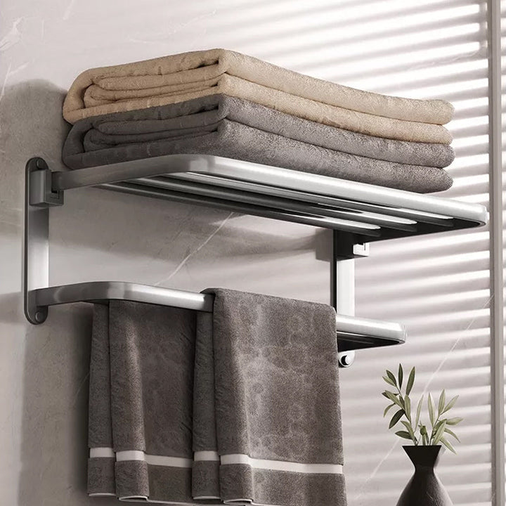 Lisslune | Modern gray aluminum bathroom accessories set