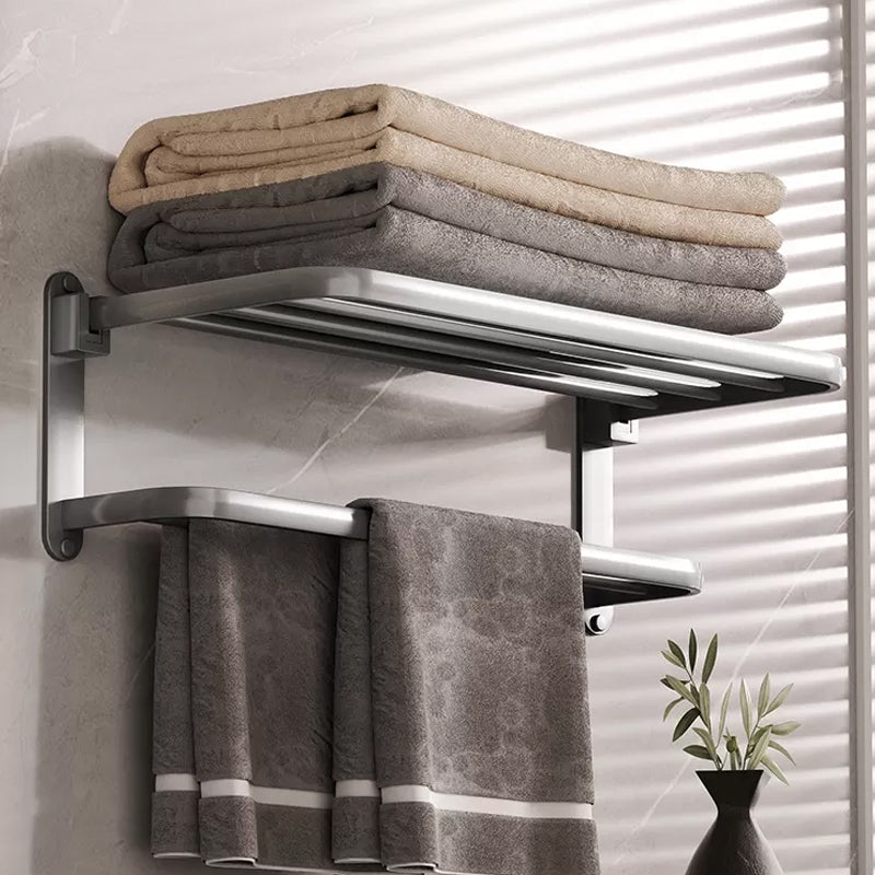 Lisslune | Modern gray aluminum bathroom accessory set