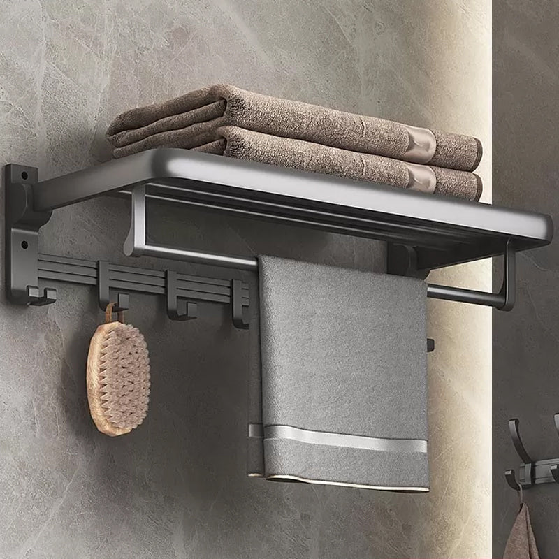 Lisslune | Modern gray aluminum bathroom accessories set
