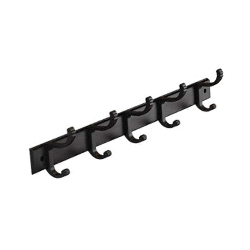Lisslune | Matt Black 2-piece modern bathroom accessories as a single item or as a set with bath shelf
