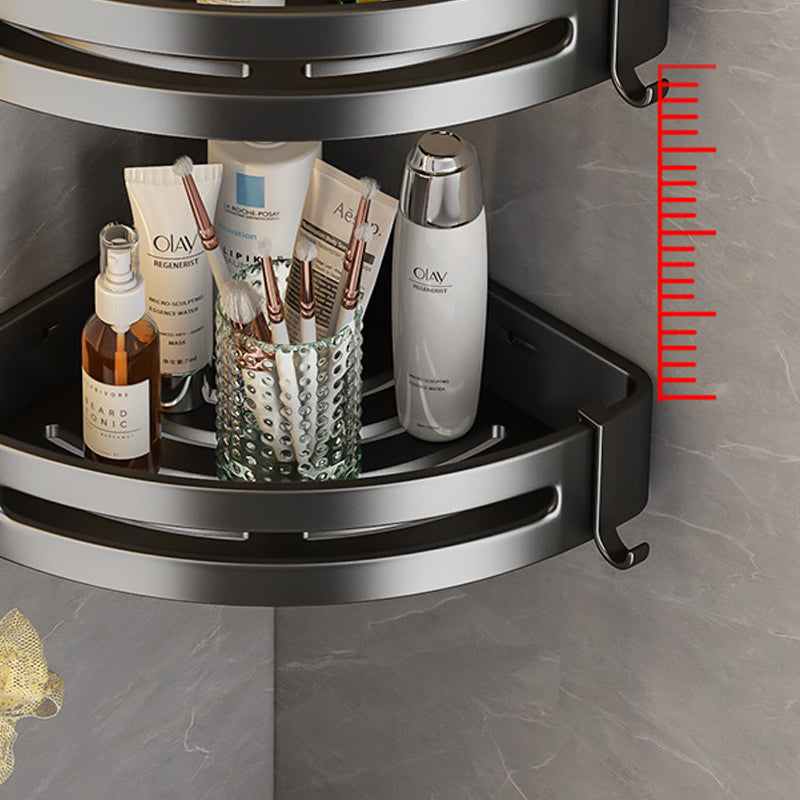 Lisslune | Matt Black 2-piece modern bathroom accessories as a single item or as a set with bath shelf