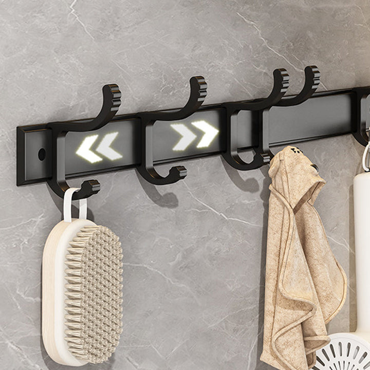 Lisslune | Matt Black 2-piece modern bathroom accessories as a single item or as a set with bath shelf