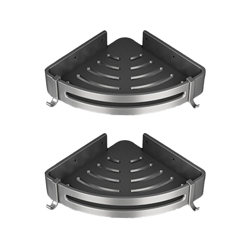 Lisslune | Gray bathroom accessories as a single item or as a set with towel holder/bathroom shelf/robe hooks