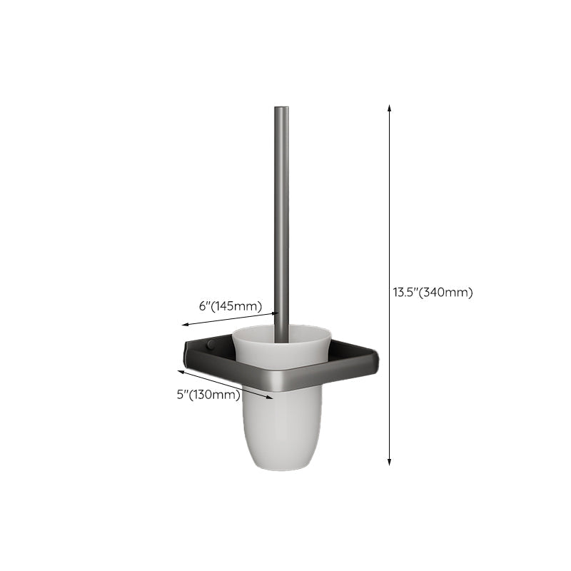 Lisslune | Gray bathroom accessories as a single item or as a set with towel holder/bathroom shelf/robe hooks