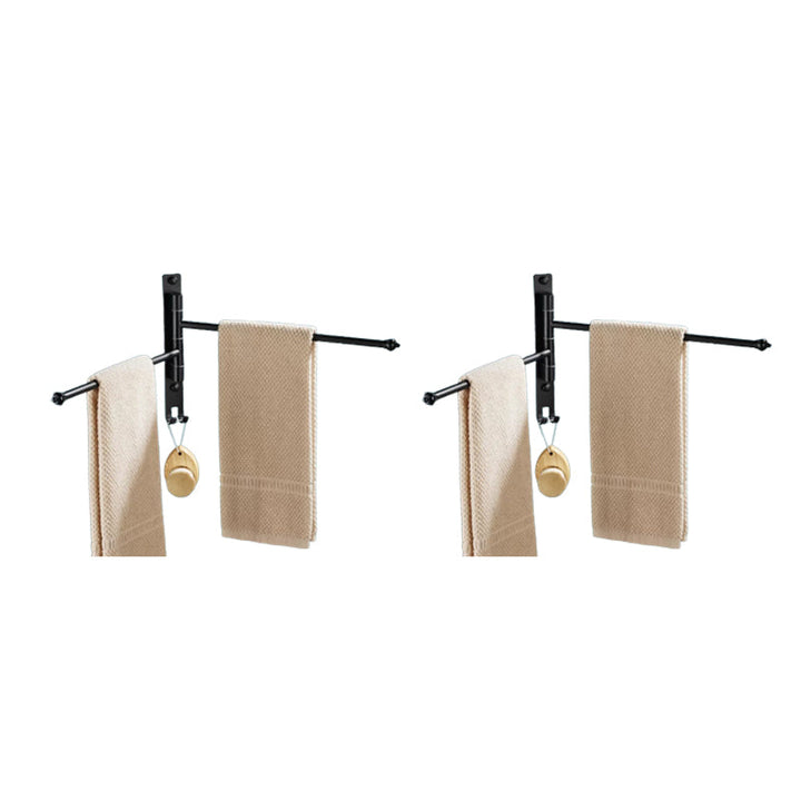 Lisslune | 2-piece towel bar made of stainless steel Modern 13.6" B bathroom accessory set