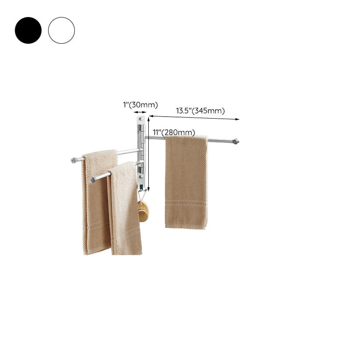 Lisslune | 2-piece towel bar made of stainless steel Modern 13.6" B bathroom accessory set