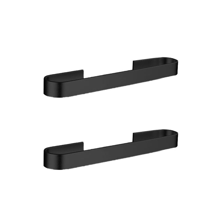 Lisslune | Contemporary 2-piece Bathroom Accessory Set Aluminum Stainless Steel Towel Bar