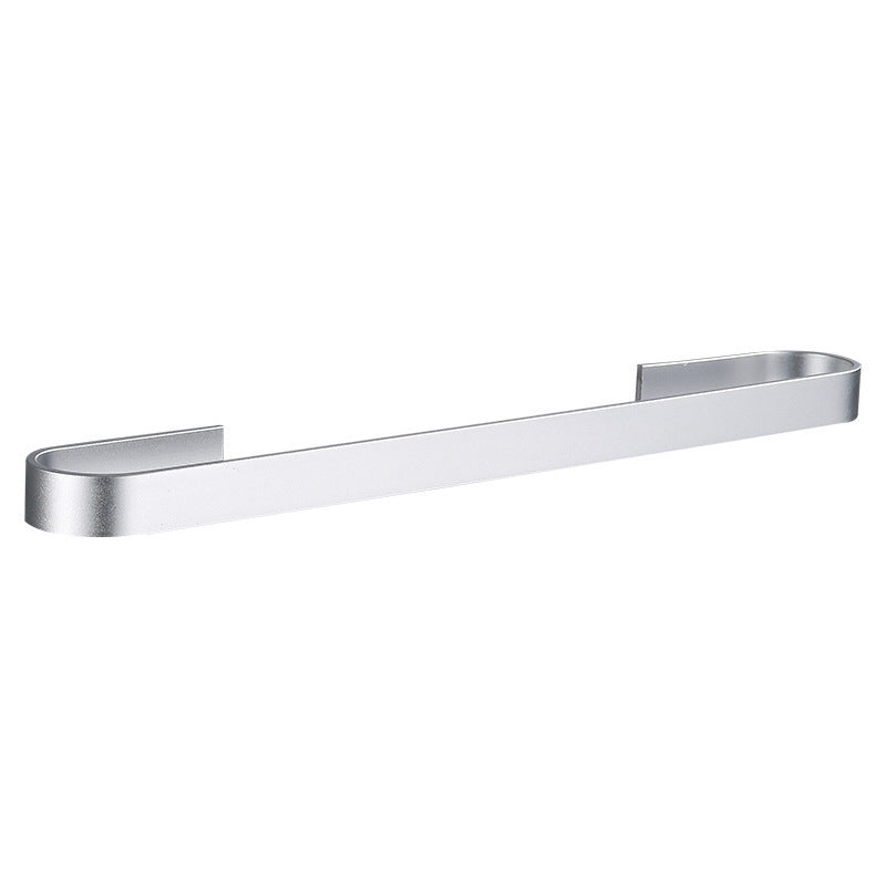 Lisslune | Contemporary 2-piece Bathroom Accessory Set Aluminum Stainless Steel Towel Bar
