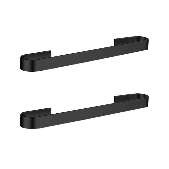Lisslune | Contemporary 2-piece Bathroom Accessory Set Aluminum Stainless Steel Towel Bar