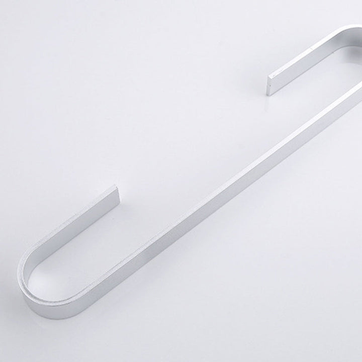 Lisslune | Contemporary 2-piece Bathroom Accessory Set Aluminum Stainless Steel Towel Bar