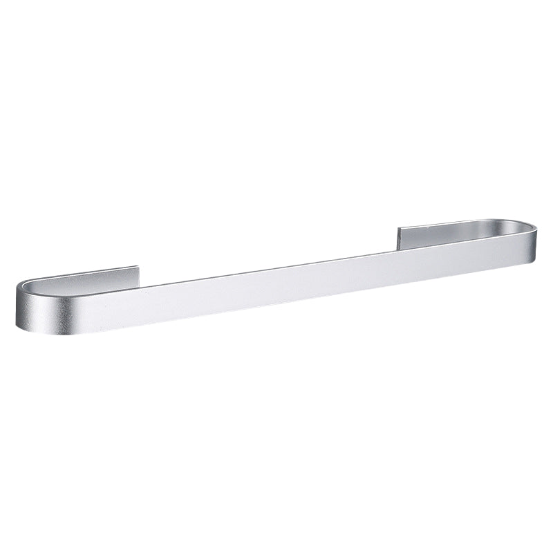 Lisslune | Contemporary 2-piece Bathroom Accessory Set Aluminum Stainless Steel Towel Bar