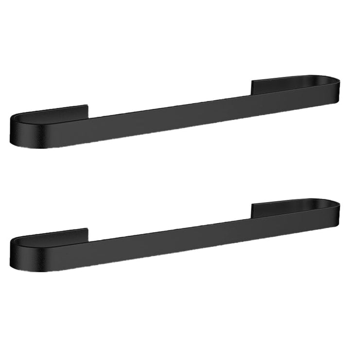 Lisslune | Contemporary 2-piece Bathroom Accessory Set Aluminum Stainless Steel Towel Bar
