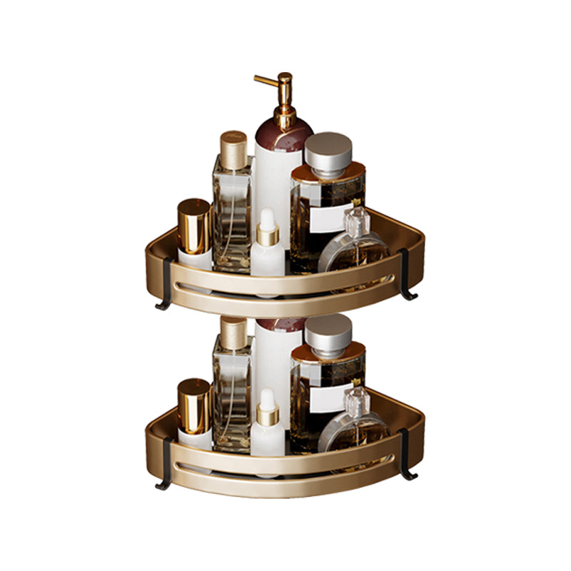 Lisslune | Black and Brass Bathroom Hardware Set Modern Stainless Steel Bathroom Shelf/Towel Holder/Paper Holder