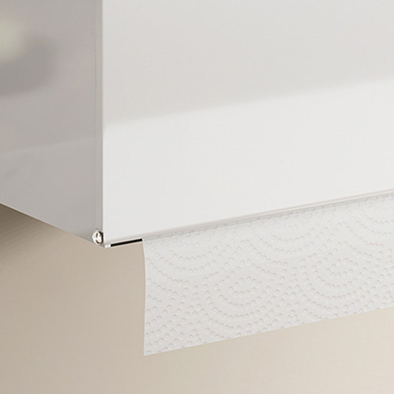 Lisslune | White Bathroom Accessories Set Contemporary Aluminum Bathroom Accessories Kit with Towel Rail