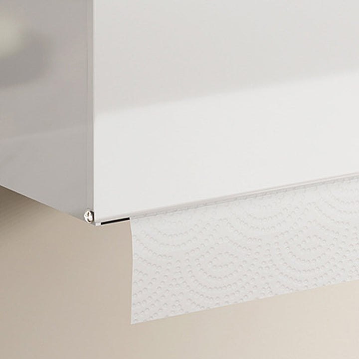Lisslune | White Bathroom Accessories Set Contemporary Aluminum Bathroom Accessories Kit with Towel Rail