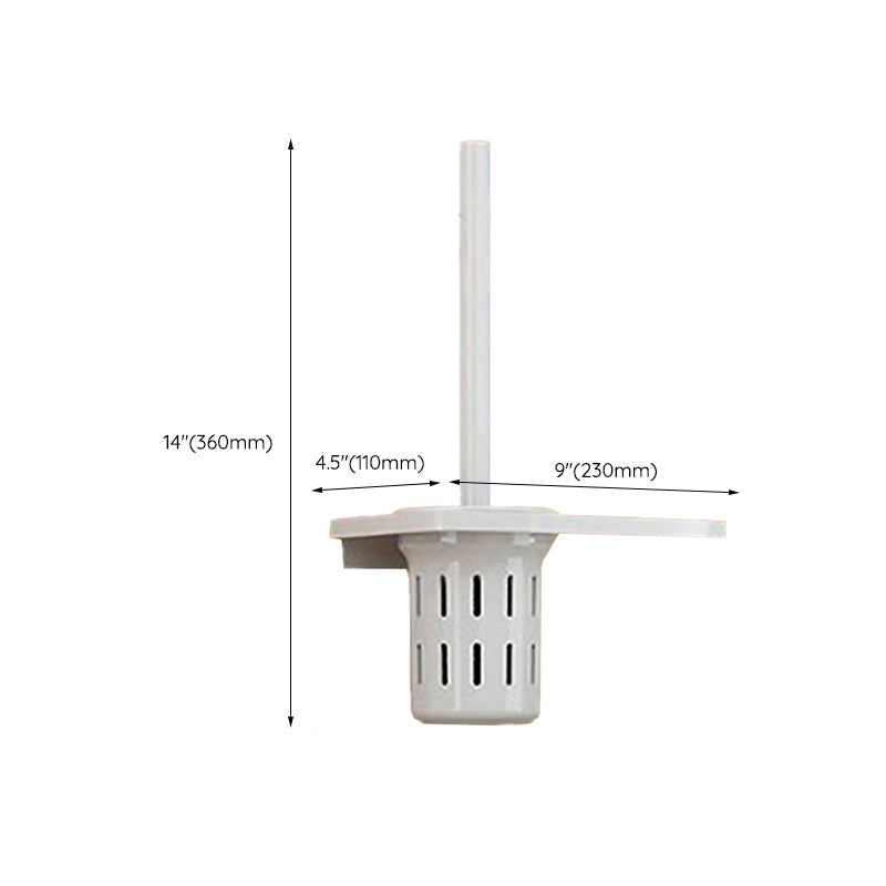 Lisslune | White Bathroom Accessories Set Contemporary Aluminum Bathroom Accessories Kit with Towel Rail