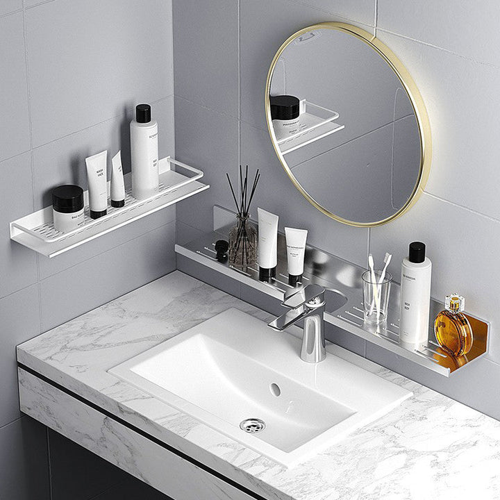 Lisslune | 2-piece modern bathroom hardware set bathroom shelf made of aluminum